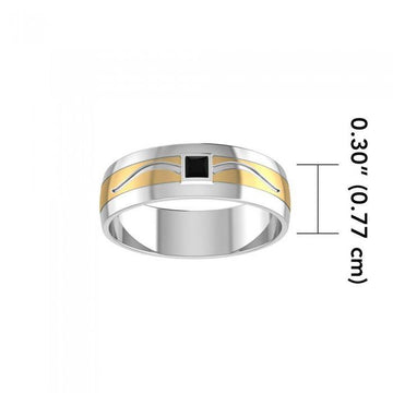 Blaque Rectangle Solitare Ring MRI471 - Jewelry